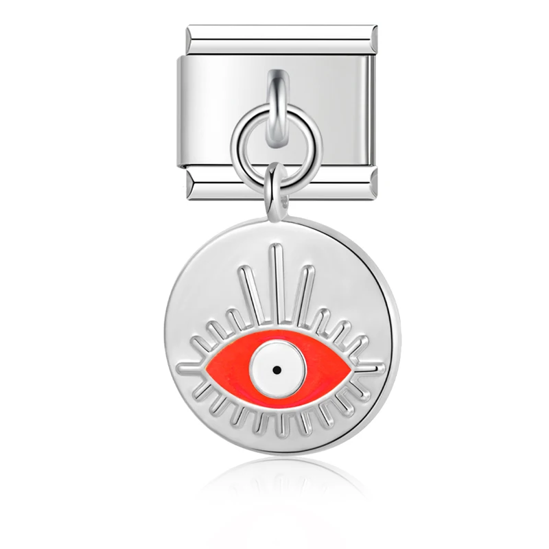 Evil Eye and Hamsa Dangle Italian Charms - Image 22