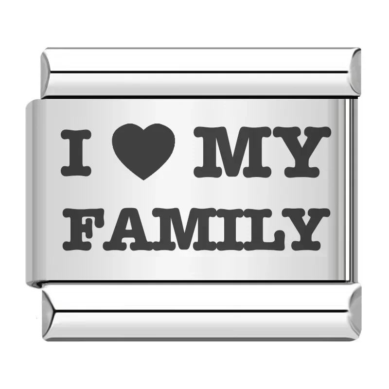Positive Words and Love Slogan Italian Charms - Image 13