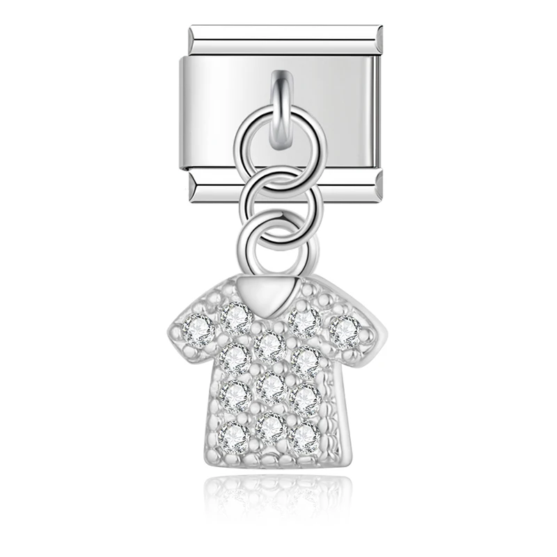 Crystal Paw, Lips and Heart Dangle Charms - Image 5