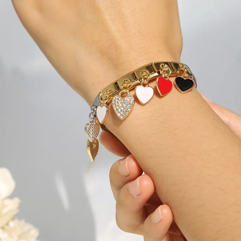 Heart and Sun Dangle Italian Charms - Image 3