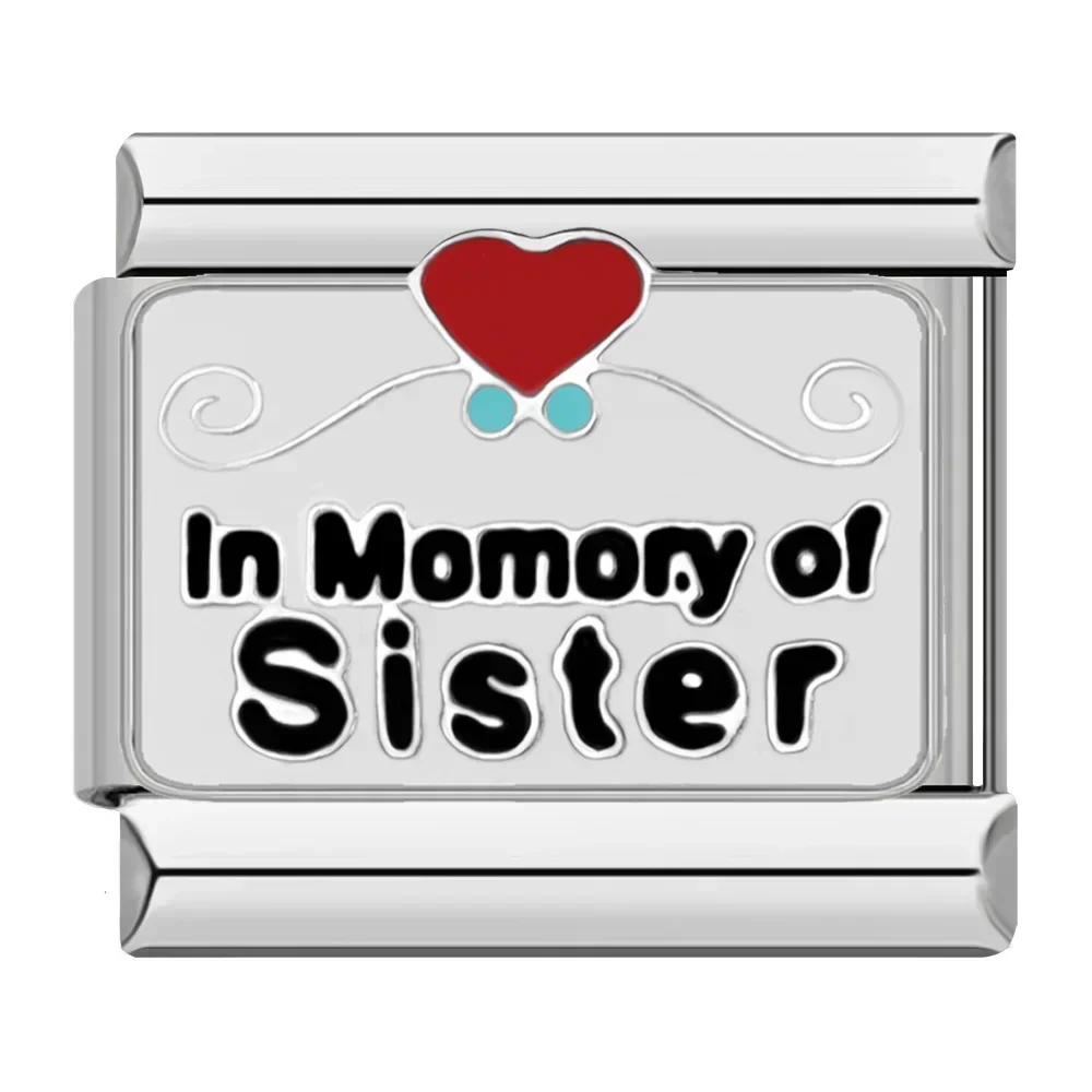 Family and Love Message Italian Charms - Image 23