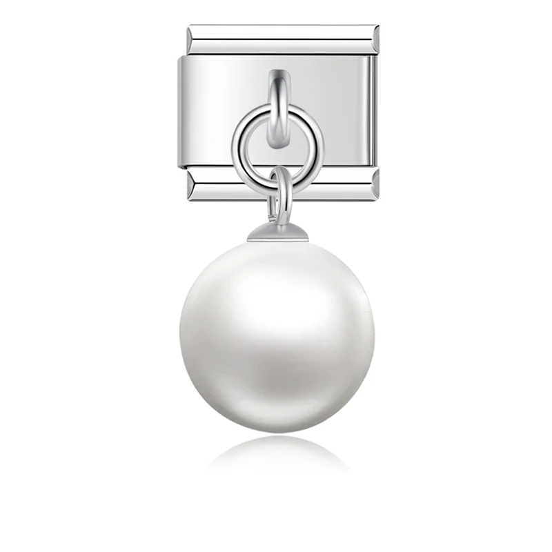 Pearl and Axe Dangle Italian Charms - Image 5