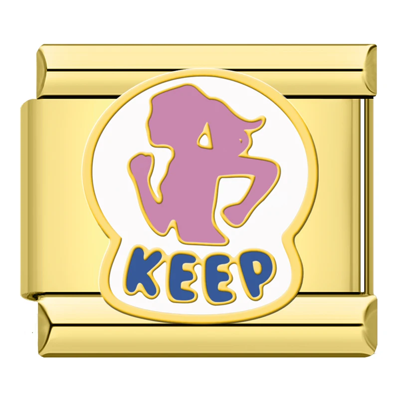 Gold Positive Message Italian Charms - Image 6