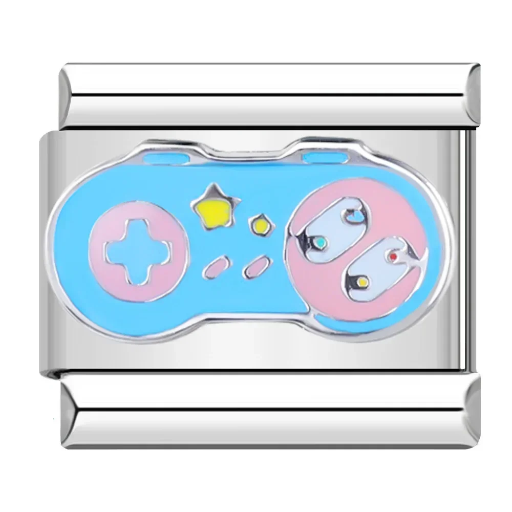 Retro Cartoon and Fun Word Italian Charms - Image 29