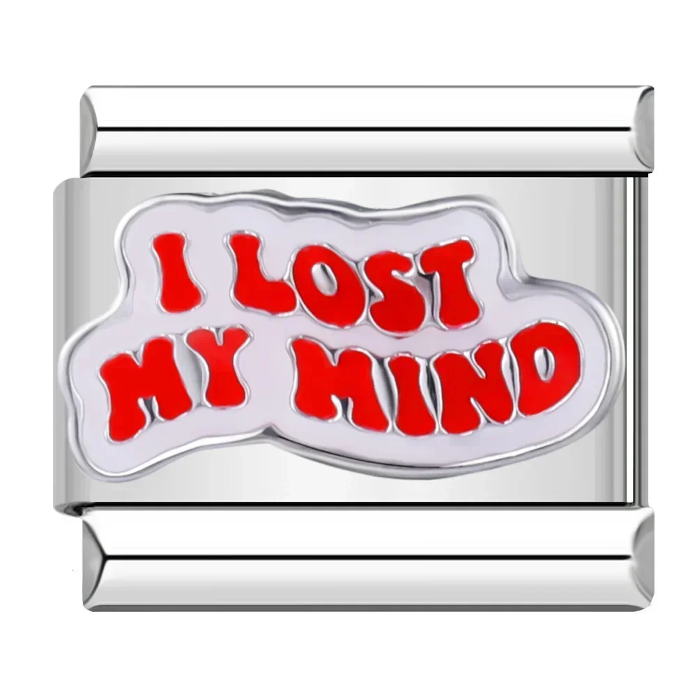 Retro Cartoon and Fun Word Italian Charms - Image 13