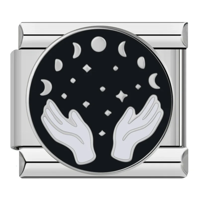 Mountain, Moon and Starry Night Italian Charms - Image 9
