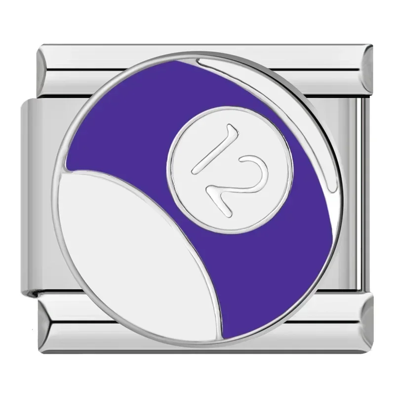 Pool Ball Number Italian Charms - Image 7