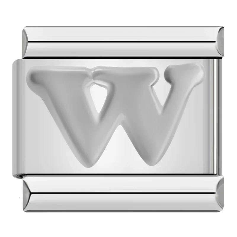 Silver Letter Italian Charms A to Z - Image 13
