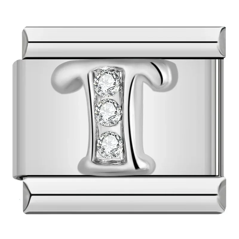 Sparkle Letter Italian Charms A to Z - Image 19
