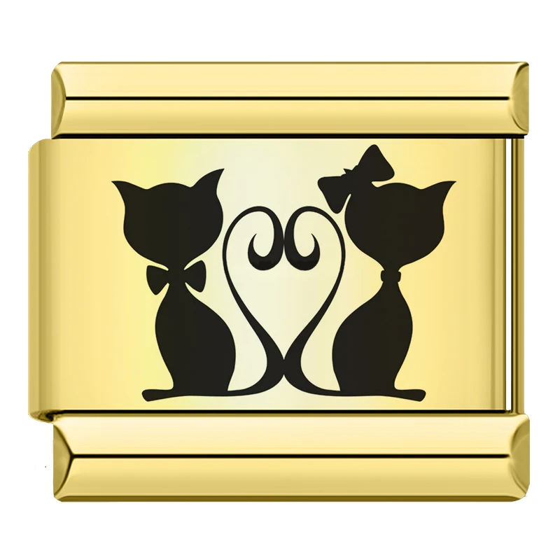 Hearts, Animals and Flowers Italian Charms - Image 22