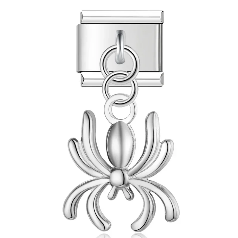 Owl, Spider and Turtle Dangle Italian Charms - Image 10