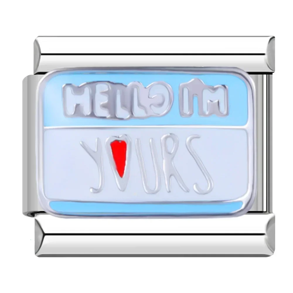 Retro Cartoon and Fun Word Italian Charms - Image 10