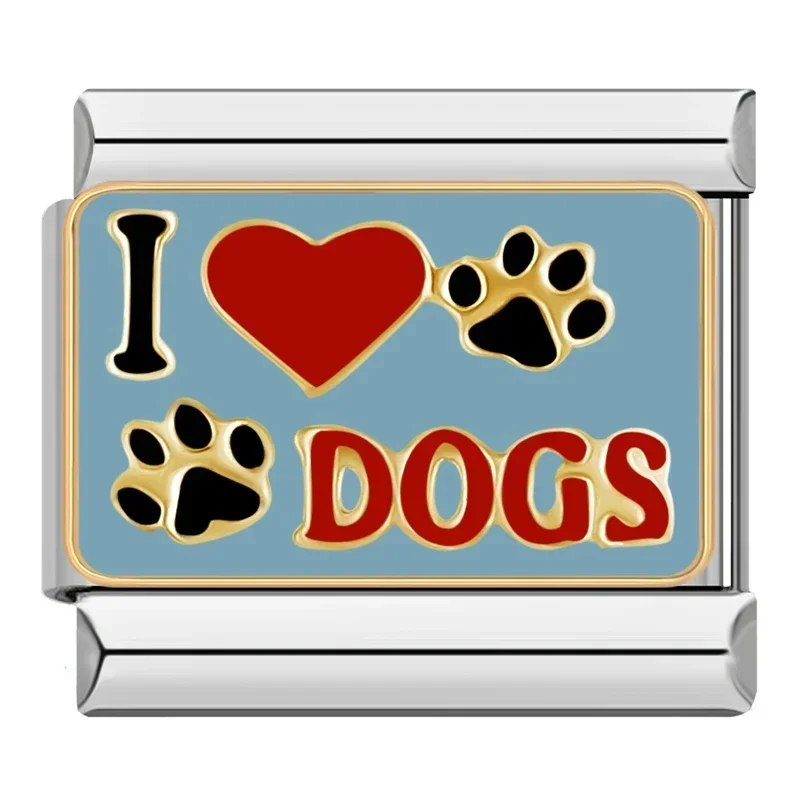 Travel, Plane and Heart Italian Charms - Image 13