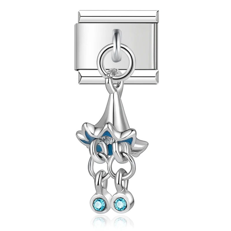 Sea Life and Evil Eye Dangle Italian Charms - Image 3