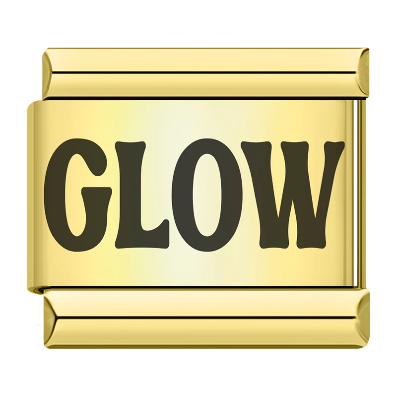 Gold Positive Word Italian Charms - Image 8