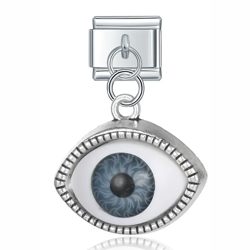 Evil Eye and Hamsa Dangle Italian Charms - Image 18