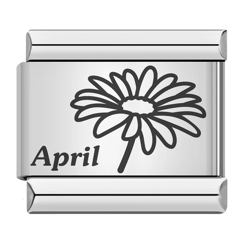 Birth Month Flower Italian Charm - Image 7