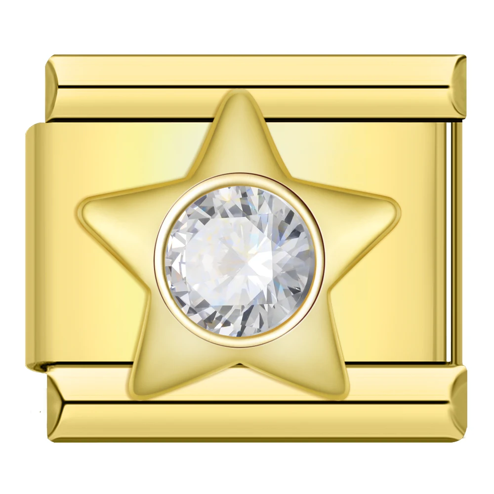 Love, Star and Flower Italian Charms - Image 19
