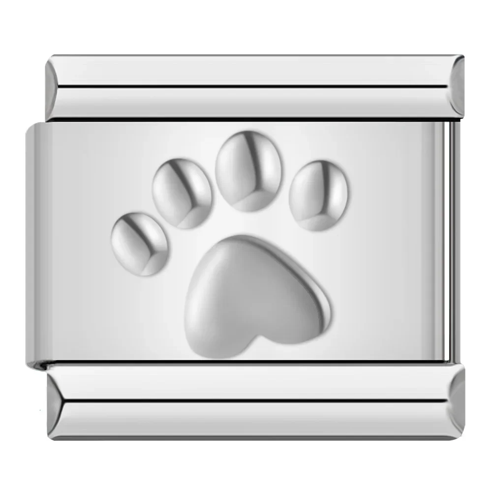 Engraved Mom, Princess and Paw Italian Charms - Image 8