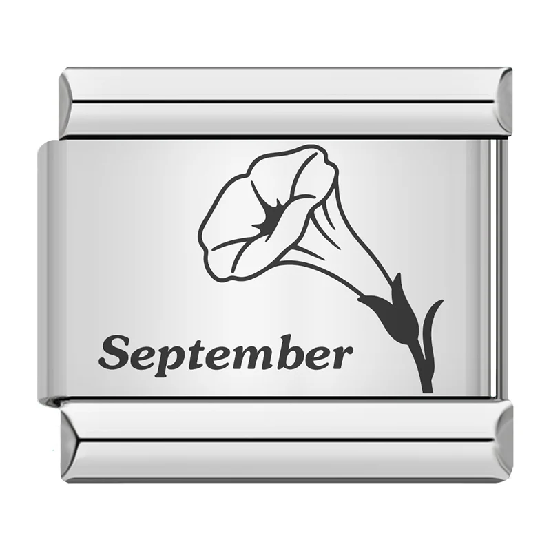 Birth Month Flower Italian Charm - Image 10