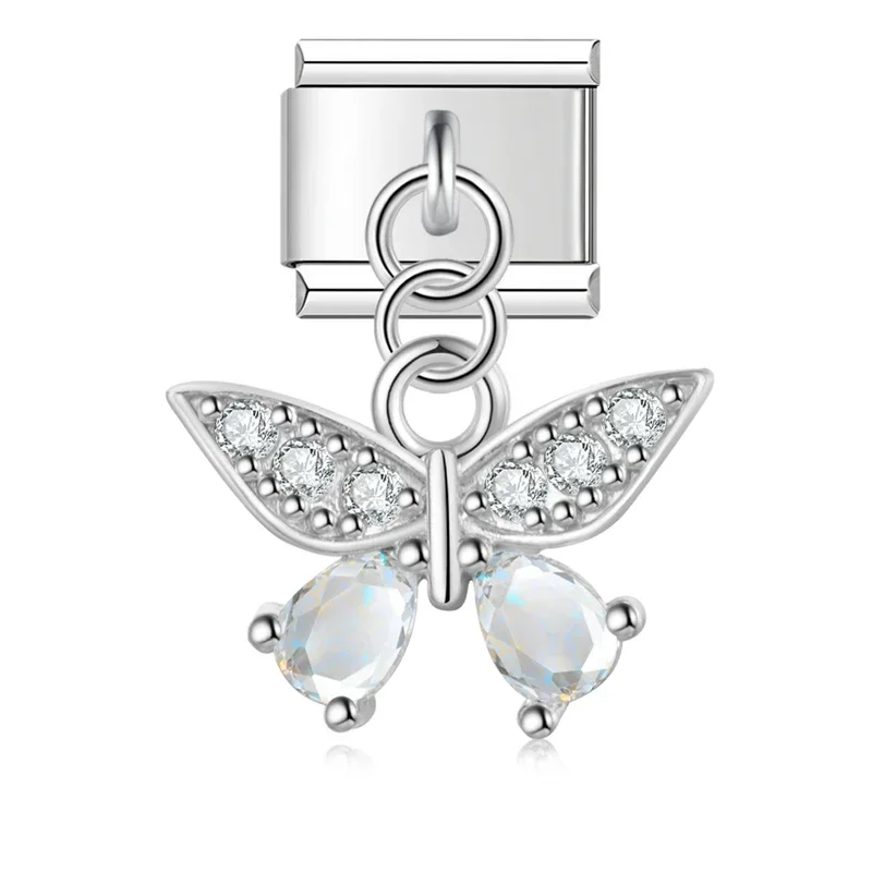 Evil Eye, Butterfly and Moon Dangle Italian Charms - Image 20