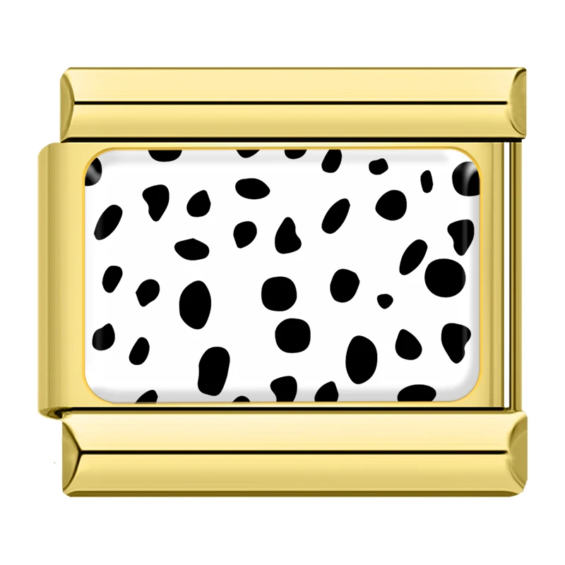 Animal Print Gold Italian Charms - Image 7