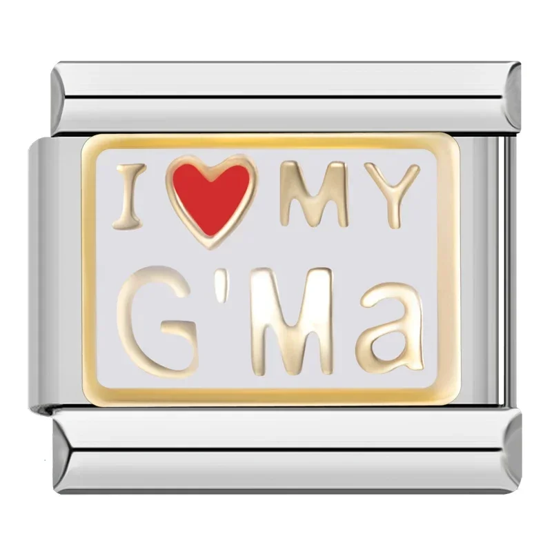 I Love My Family Italian Charms - Image 24