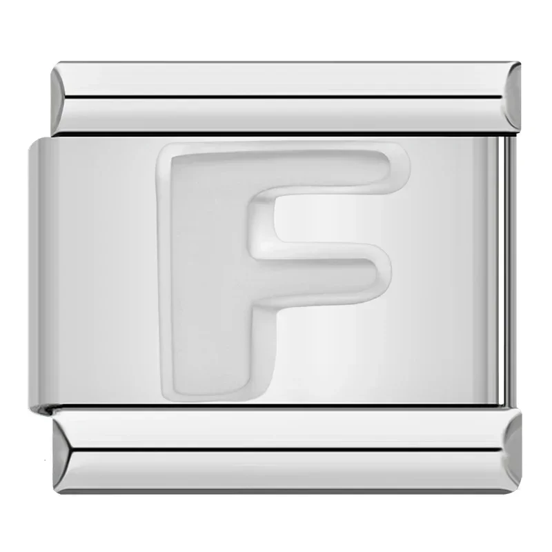 Silver Block Letter Italian Charms - Image 7
