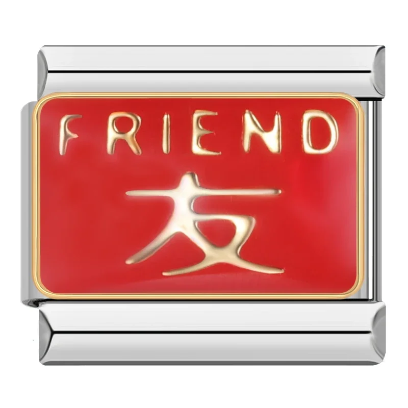 I Love Mom and Baby Girl Italian Charms - Image 6