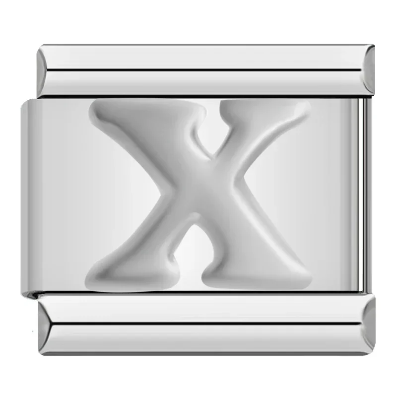 Silver Letter Italian Charms A to Z - Image 10
