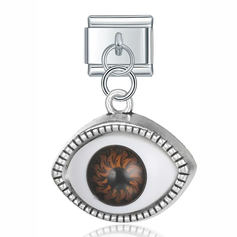Evil Eye and Hamsa Dangle Italian Charms - Image 17