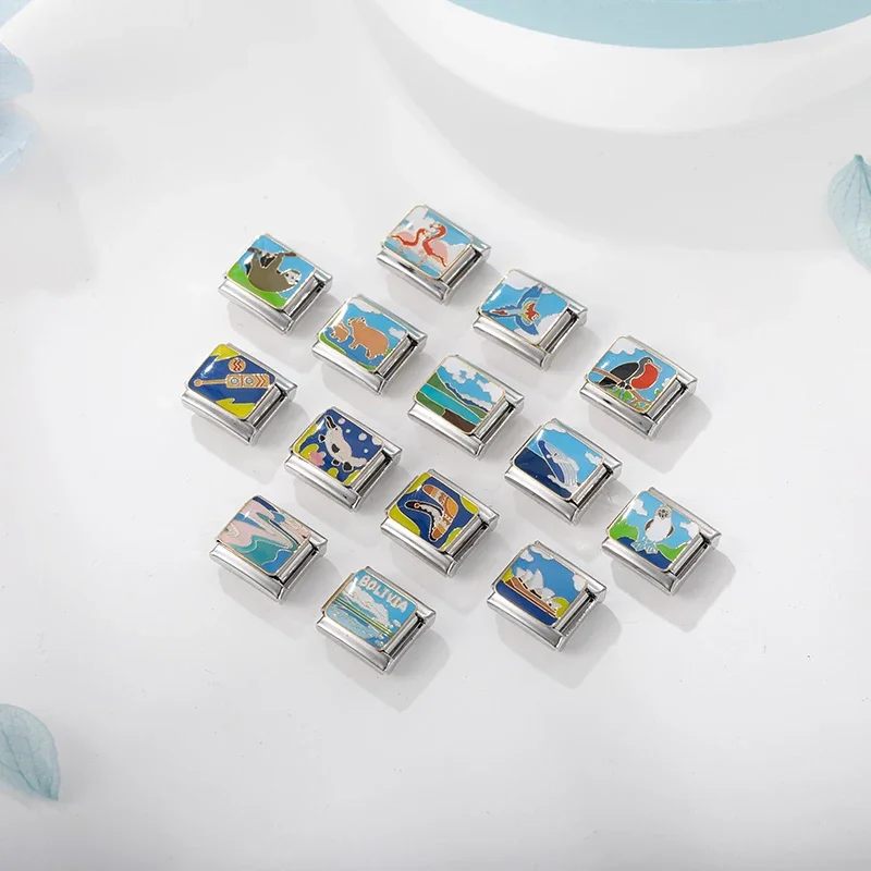 World Wildlife and Travel Italian Charms - Image 3