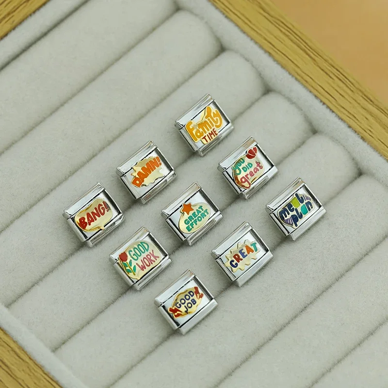 Good Job, Family Time and Coffee Italian Charms - Image 4