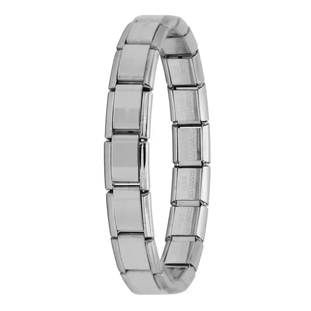 Italian Charm Bracelet Base, 9 mm Stainless Steel - Image 18