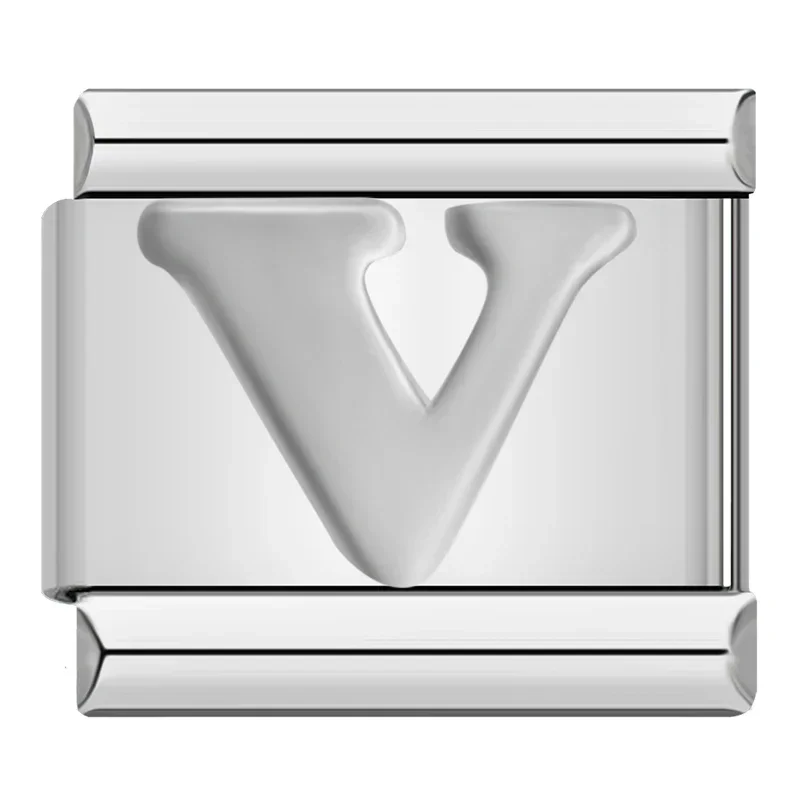 Silver Letter Italian Charms A to Z - Image 12