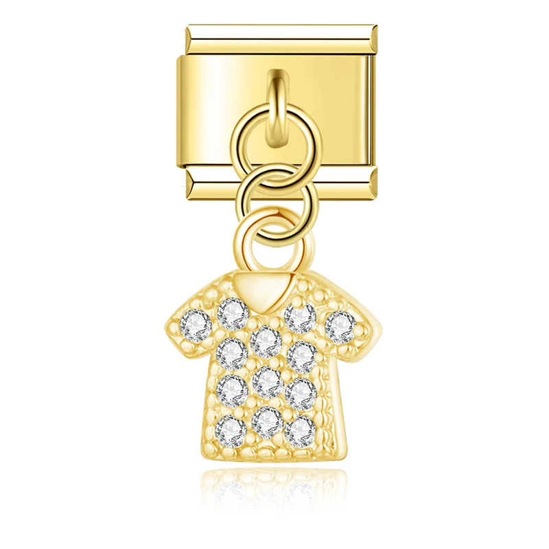 Crystal Paw, Lips and Heart Dangle Charms - Image 11