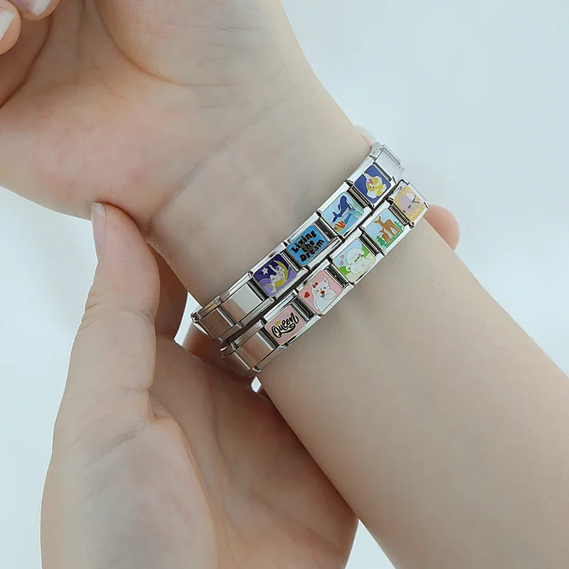 Sloth, Dolphin and Wish Italian Charms - Image 2