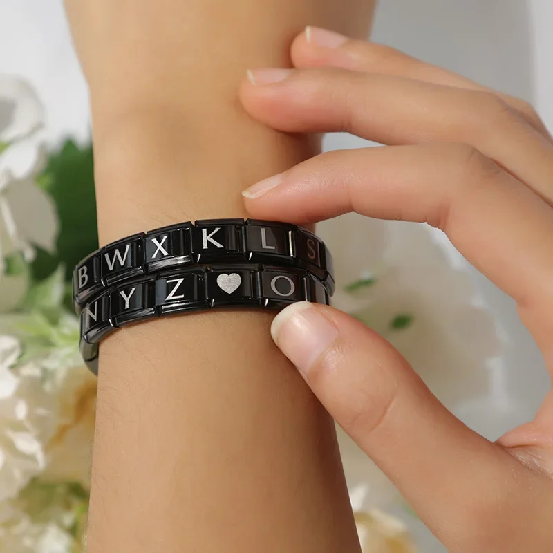 Black Letter and Symbol Italian Charms - Image 3