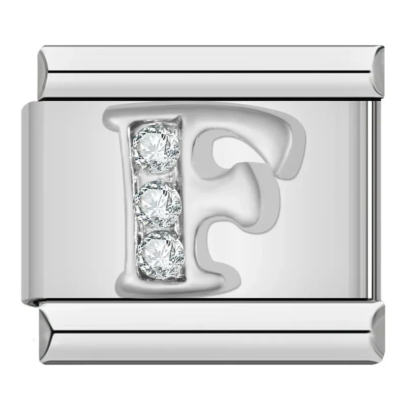 Sparkle Letter Italian Charms A to Z - Image 5