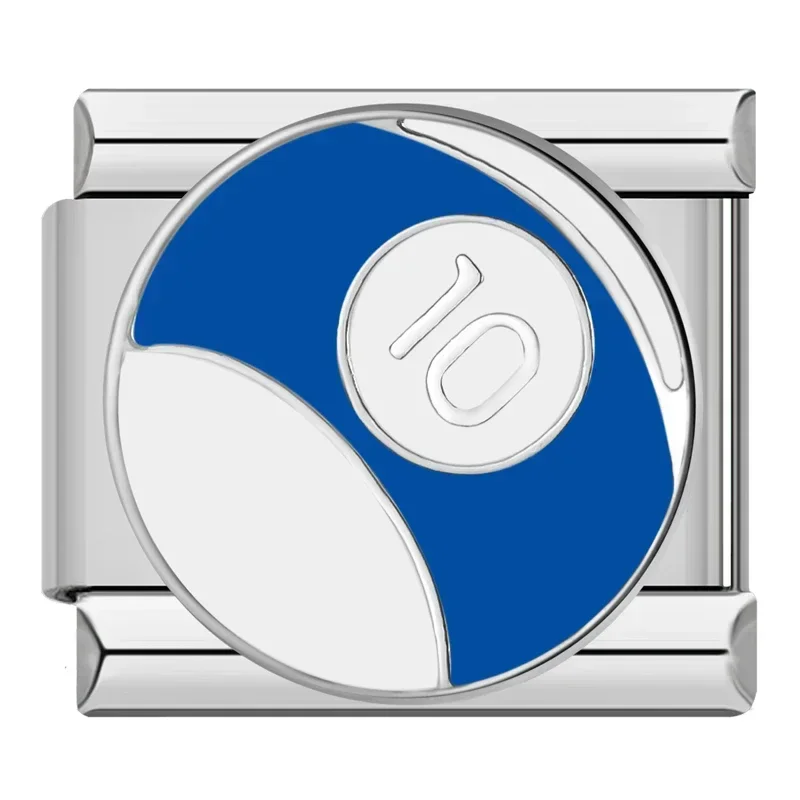 Pool Ball Number Italian Charms - Image 5