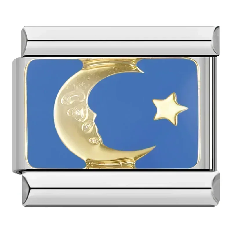 Eye, Moon and Star Italian Charms - Image 6