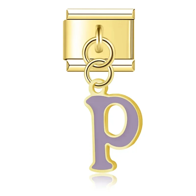 Gold Letter Italian Charms A to Z - Image 7