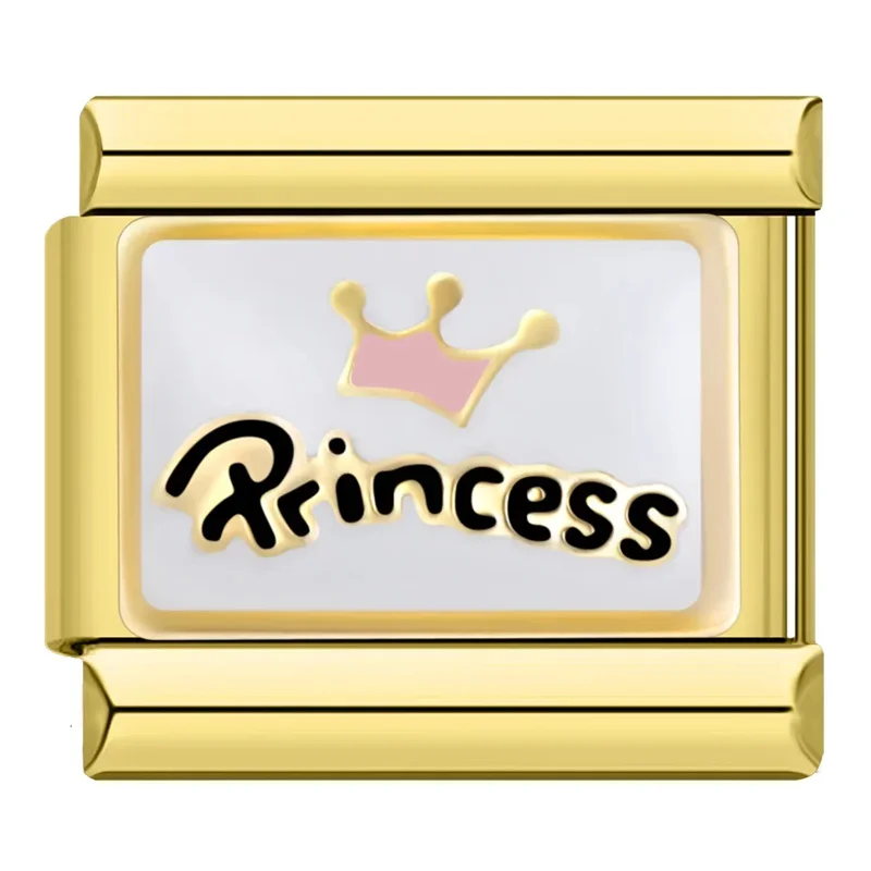 Queen, Princess and Big Sis Italian Charms
