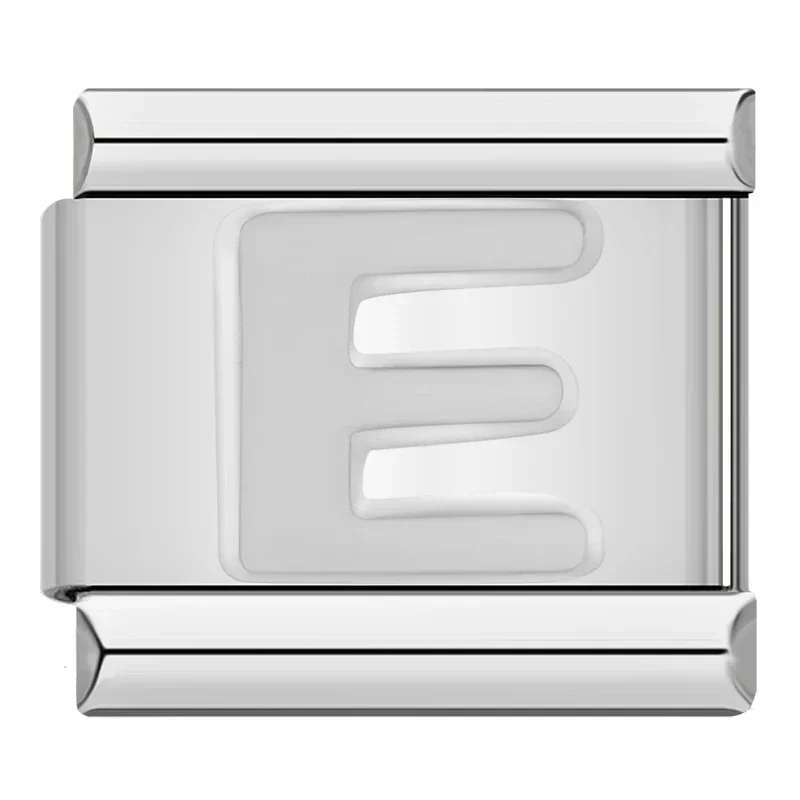 Silver Block Letter Italian Charms - Image 14