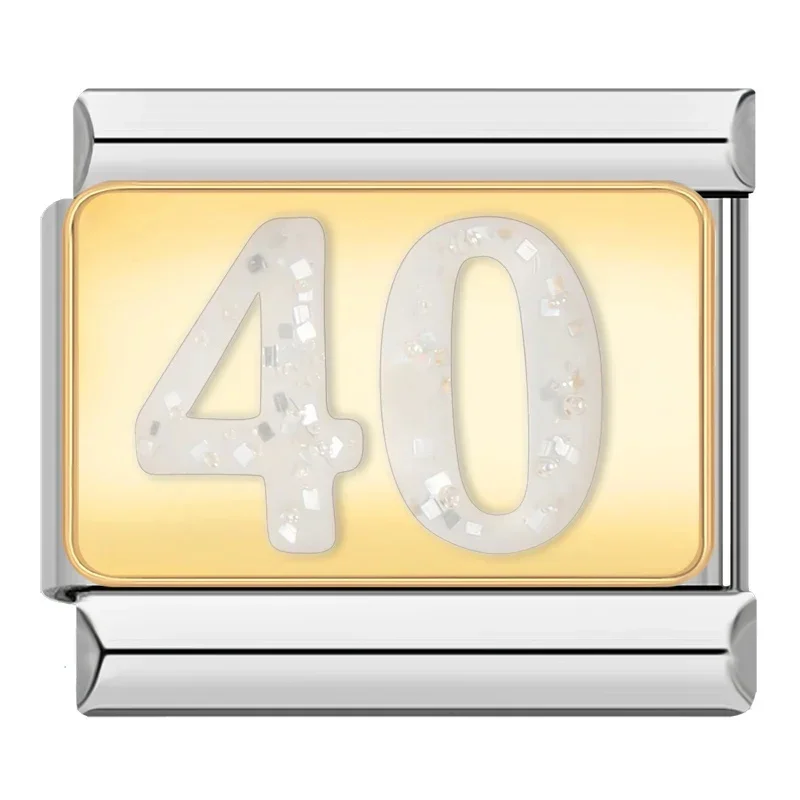 Milestone Number Italian Charms - Image 6