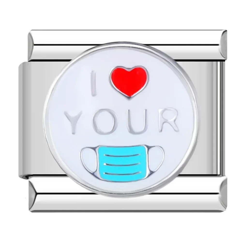 Retro Cartoon and Fun Word Italian Charms - Image 30