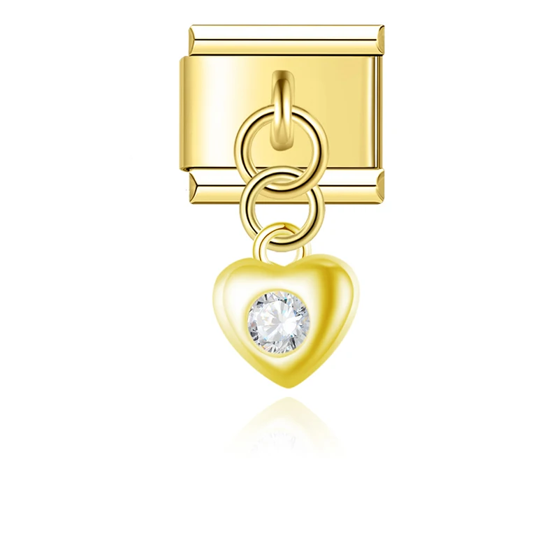 Golden Lucky Symbol Dangle Italian Charms - Image 7