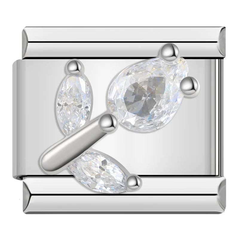 Sparkling Crystal Italian Charms - Image 23