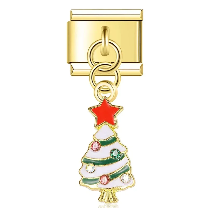 Gold Love, Lips and Lollipop Dangle Italian Charms - Image 3