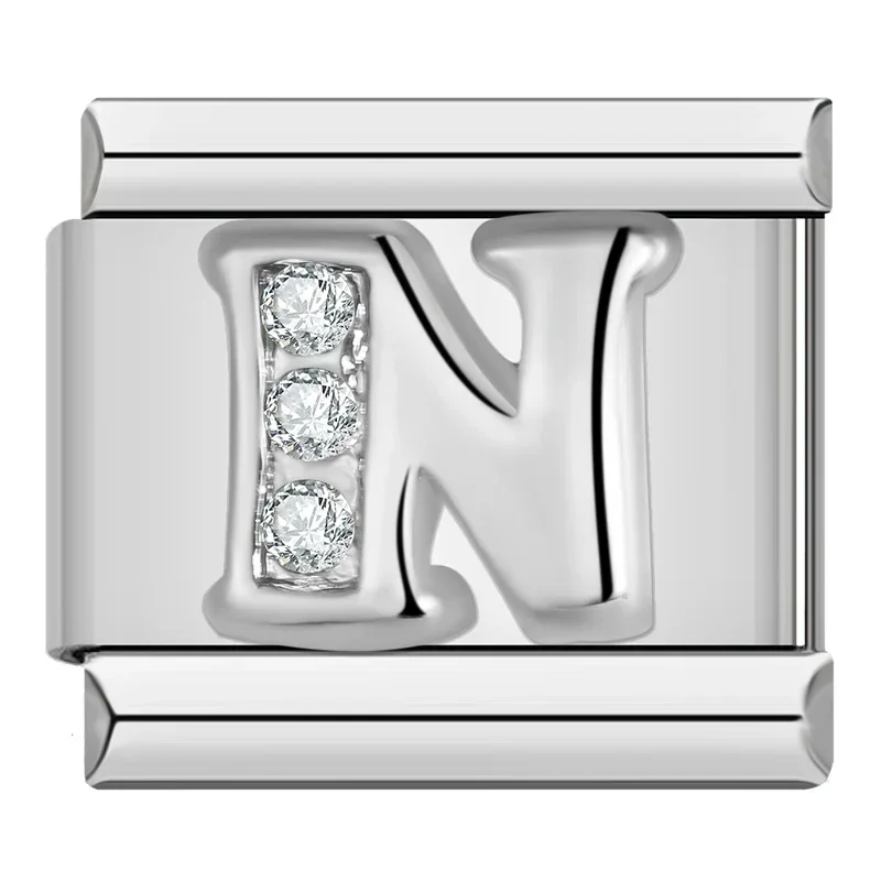 Sparkle Letter Italian Charms A to Z - Image 11